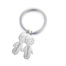 Load image into Gallery viewer, Custom Engraved Family Keychain
